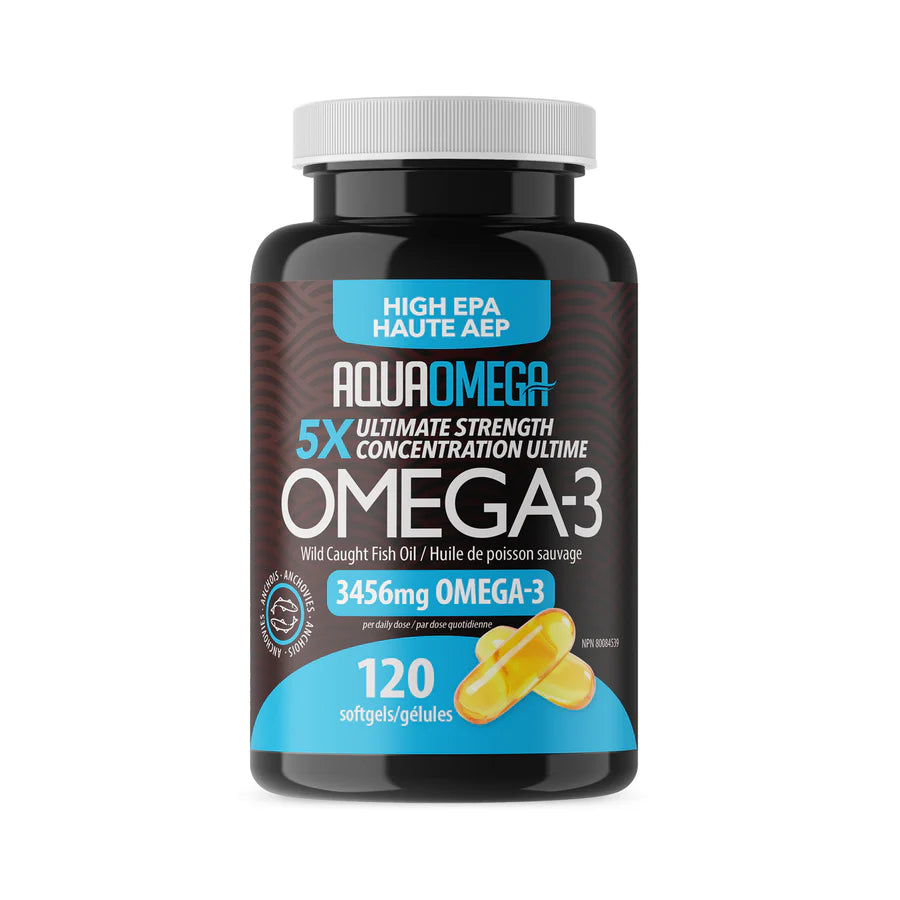 AquaOmega Oméga-3 EPA élevé – 120 gélules