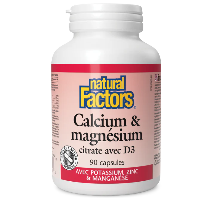 Citrate calcium & magnésium 90 capsules