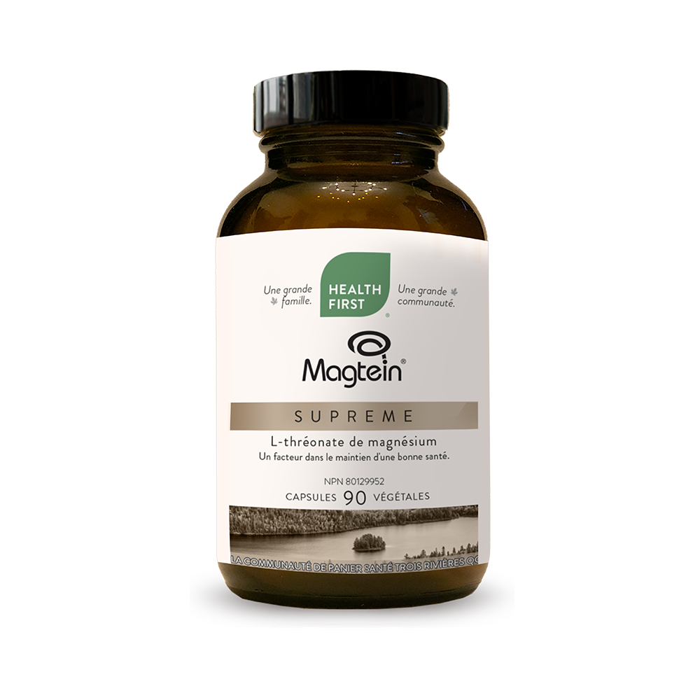 Health First Magtein L-thréonate de magnésium Suprême – 90 capsules