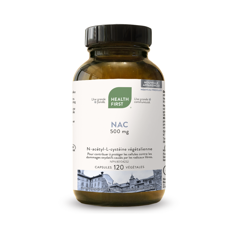 Health First NAC 500 mg 120 capsules