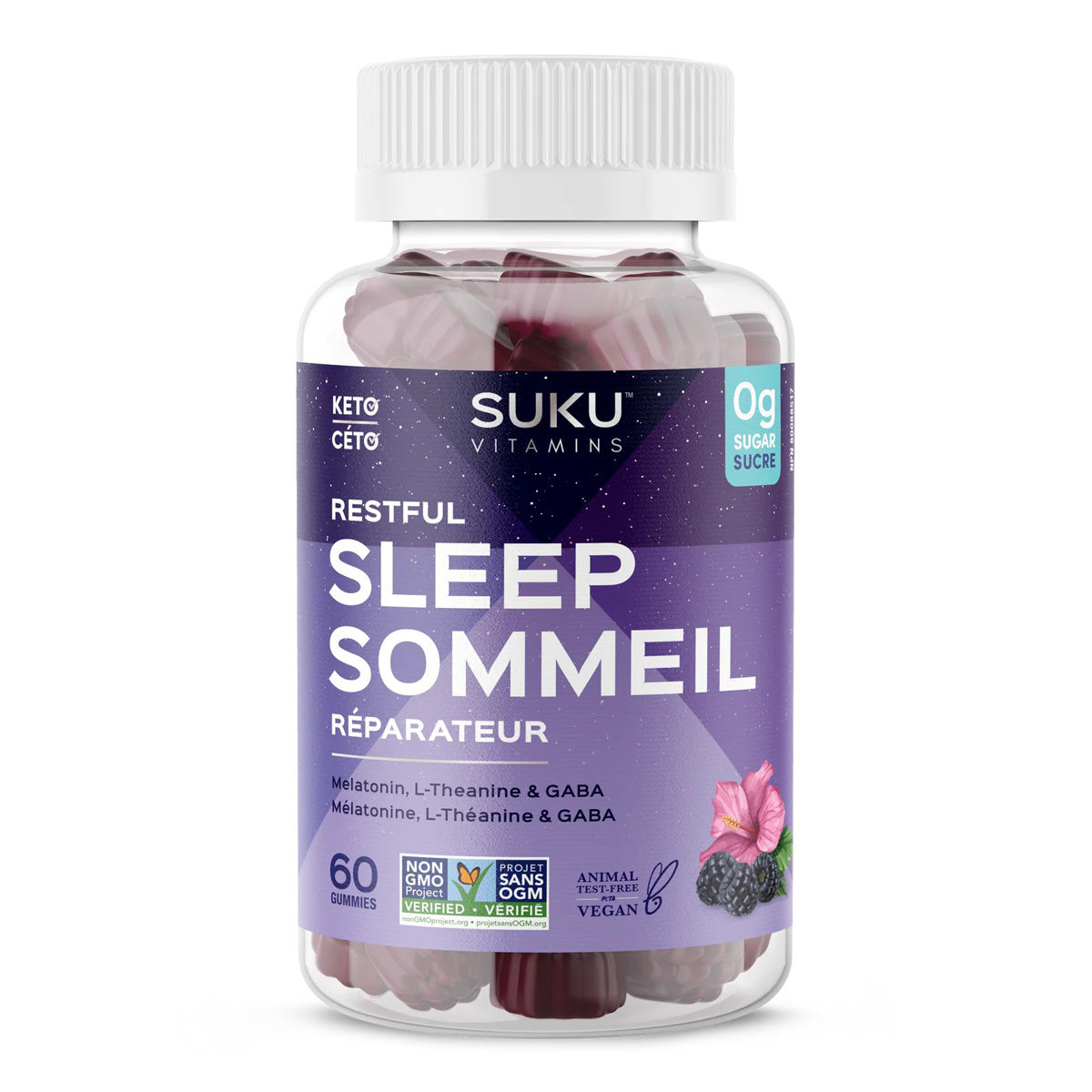 SUKU Sommeil réparateur – 60 gummies