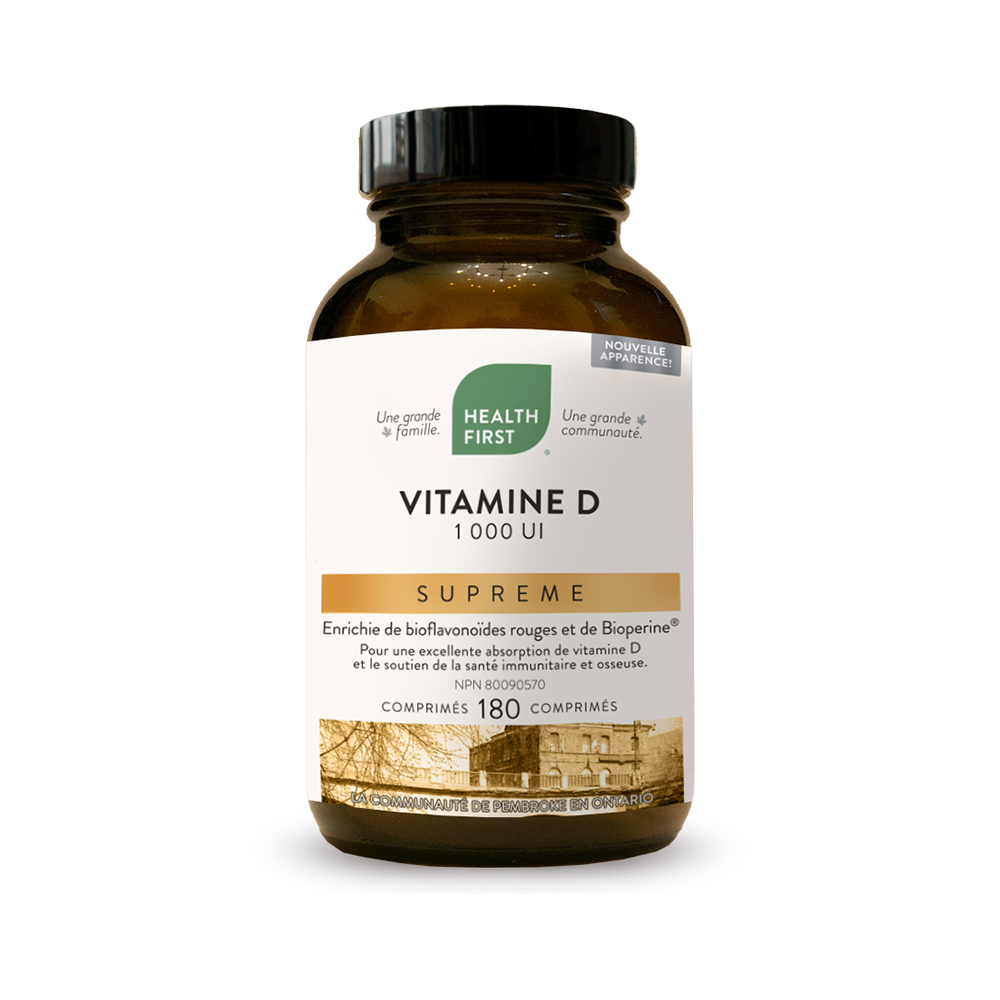 Health First Vitamine D Suprême 1000 UI 180 cap