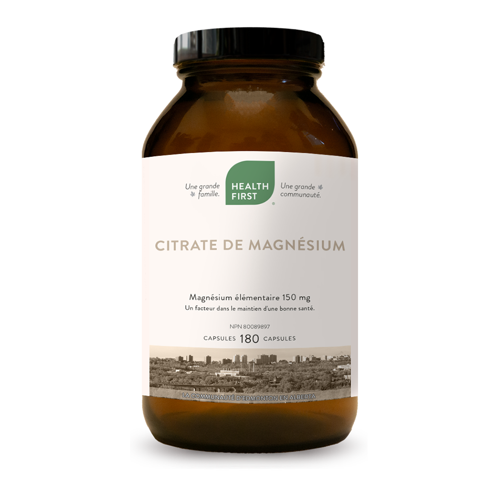 Health First Citrate de magnésium 180 cap