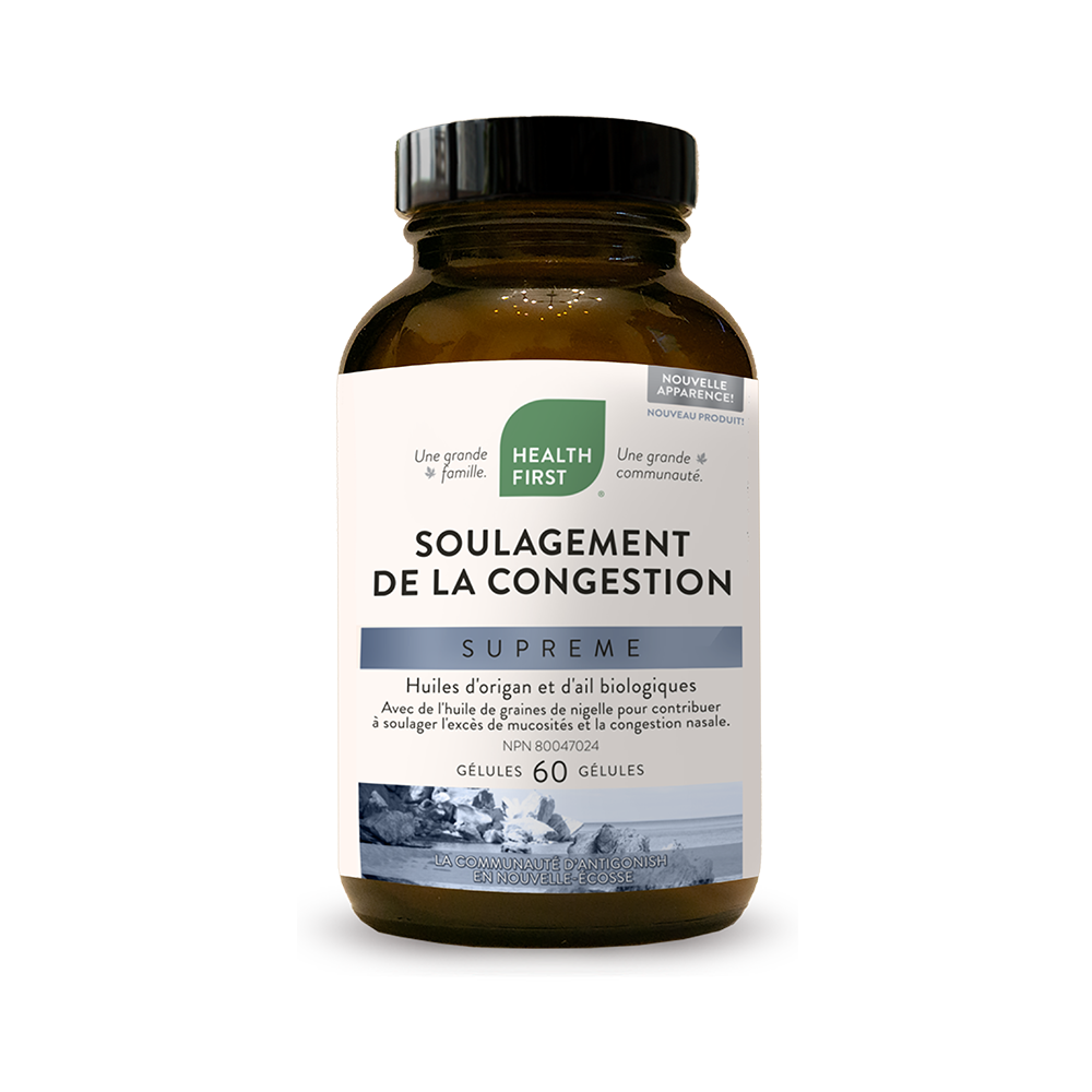 Health First Soulagement de la congestion Suprême – 60 gélules
