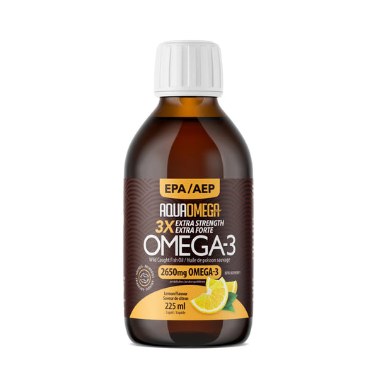 AquaOmega Oméga-3 Standard Citron 225 ml