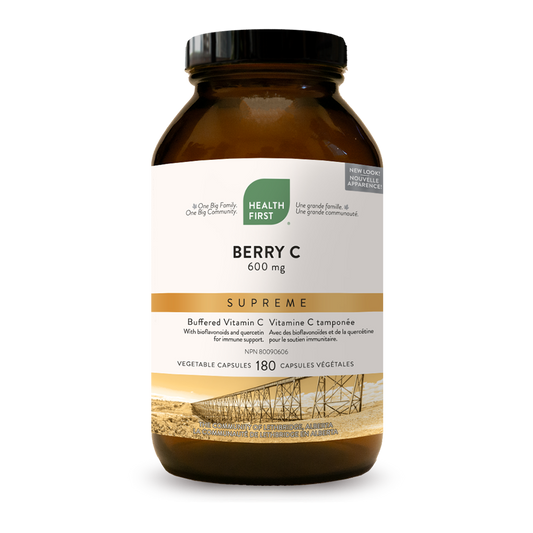 Health First Berry C 600mg 180 capsules