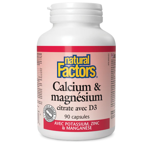 Citrate calcium & magnésium 90 capsules