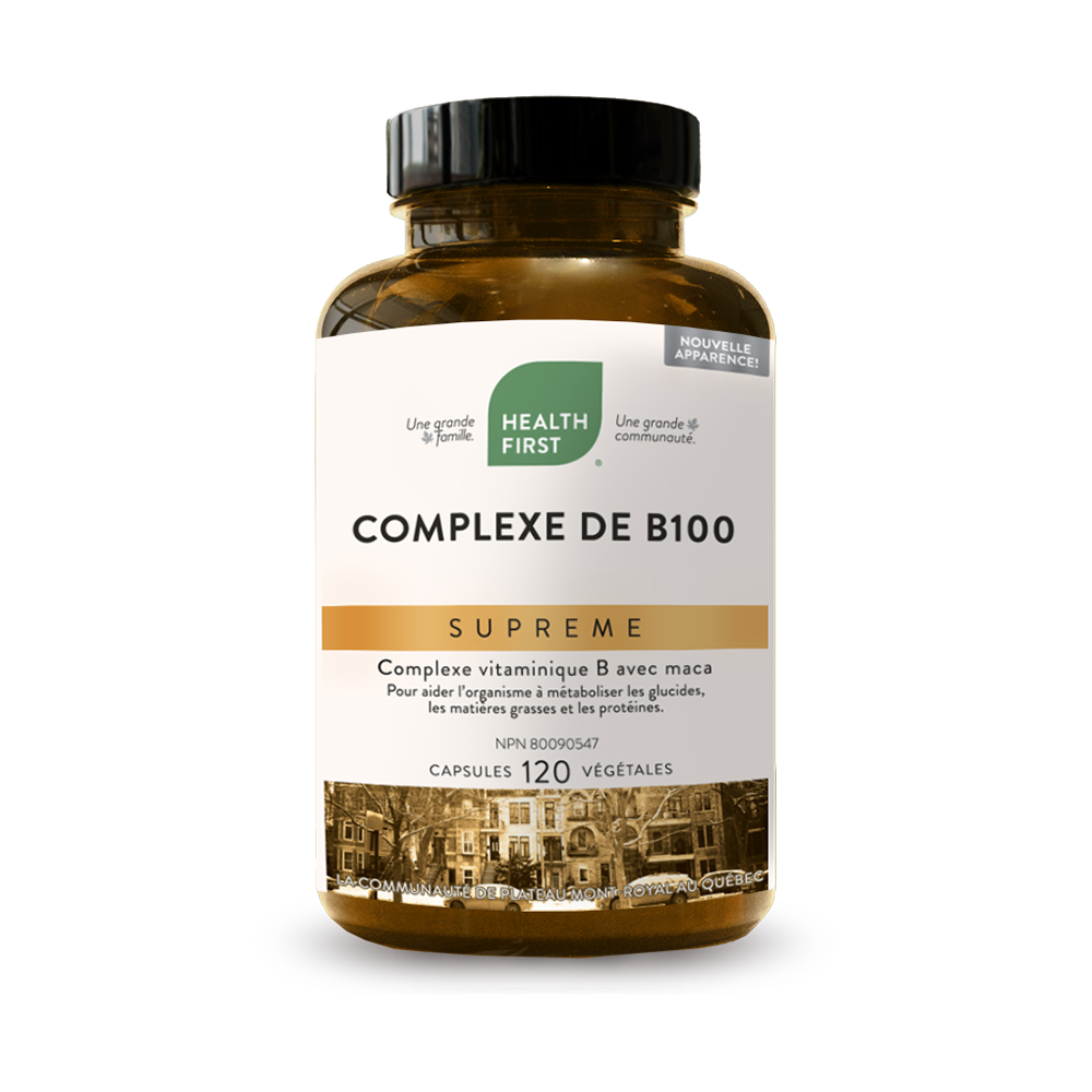 Health First Complexe B100 Suprême 120 capsules