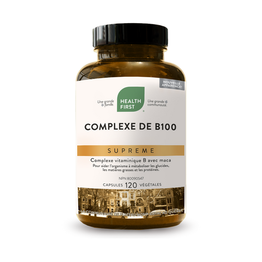 Health First Complexe B100 Suprême 120 capsules