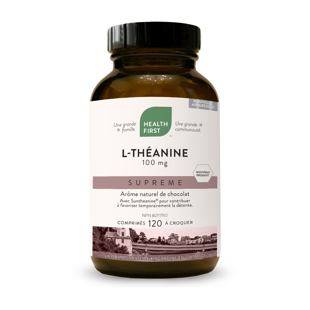 Health First L-Théanine Suprême croquable 120 comprimés