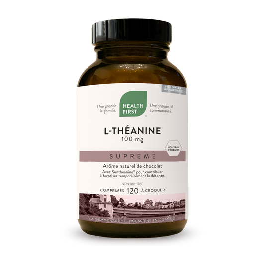 Health First L-Théanine Suprême croquable 120 comprimés