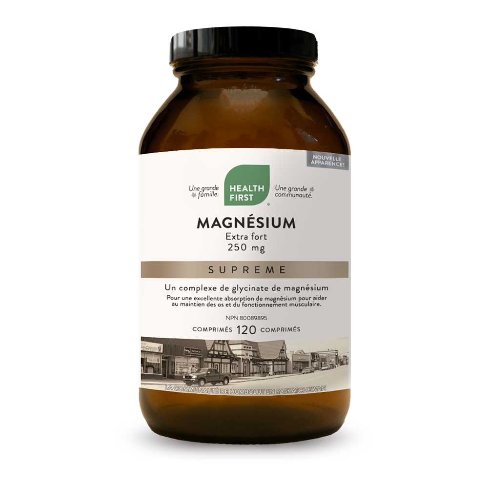 Health First Magnésium Extra Fort Suprême 120 comprimés
