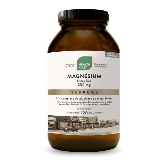 Health First Magnésium Extra Fort Suprême 120 comprimés