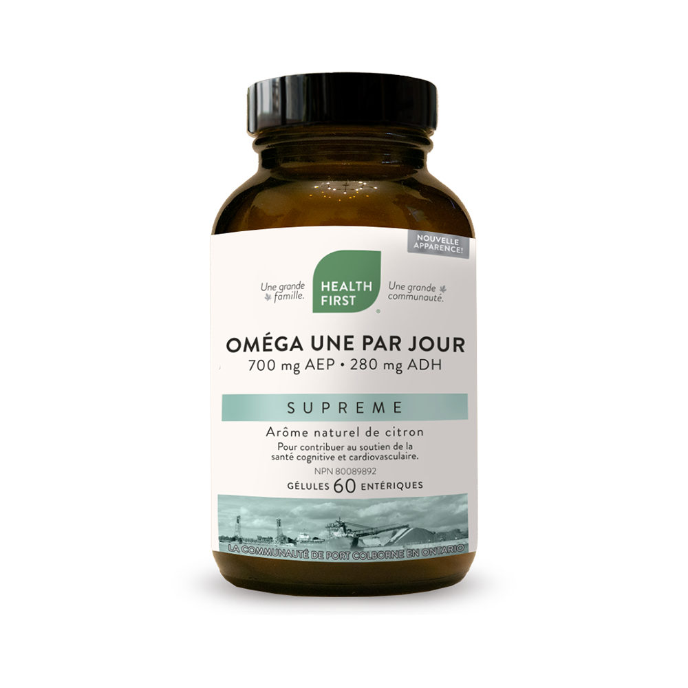 Health First Oméga Suprême 1 par jour 60 gels
