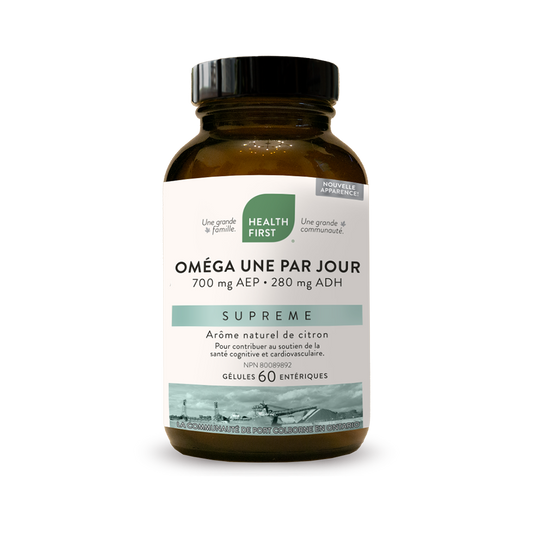 Health First Oméga Suprême 1 par jour 60 gels