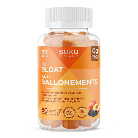 SUKU Anti-ballonements – 60 gummies
