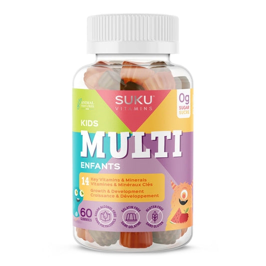SUKU Multivitamines enfants – 60 gummies