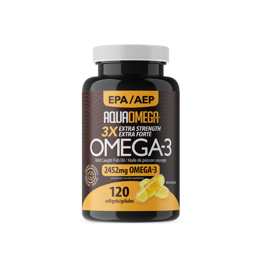 AquaOmega Oméga-3 Standard – 120 gélules