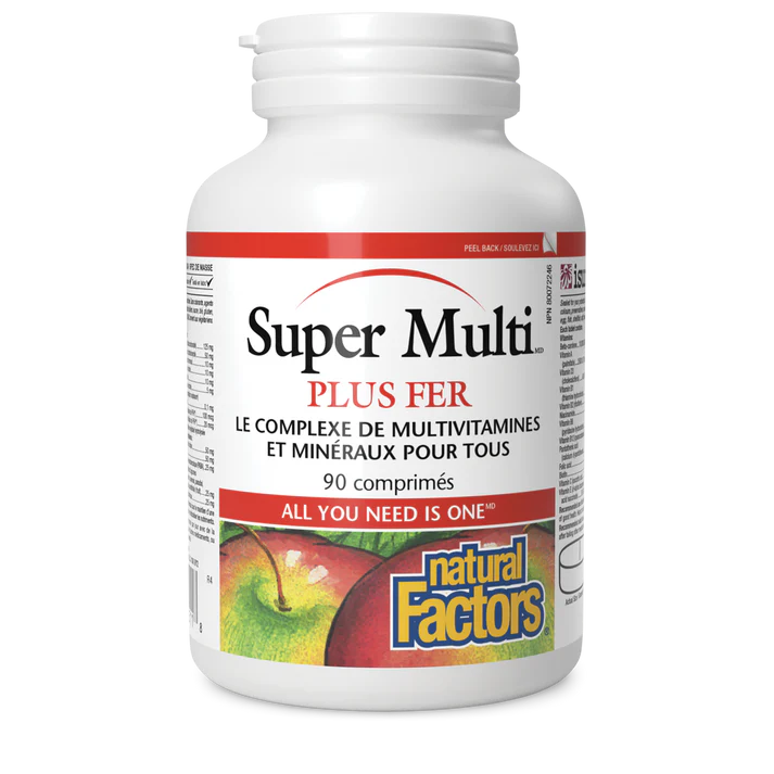 Super Multi plus fer 90 comprimés