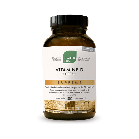 Health First Vitamine D Suprême 1000 UI 180 cap