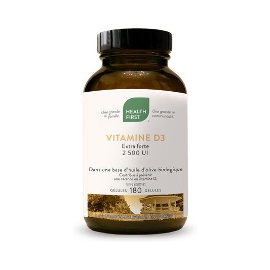 Health First Vitamine D3 Extra Forte 180 gélules
