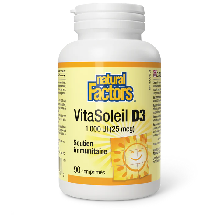 Vitamine D3 1000 UI 90 comprimés