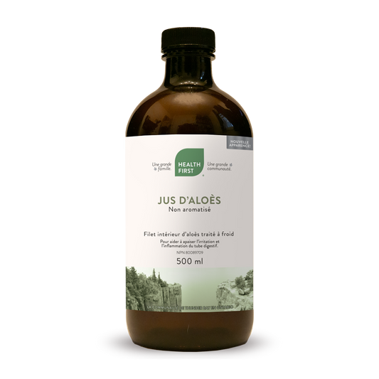 Health First Jus d’aloès sans saveur 500 ml