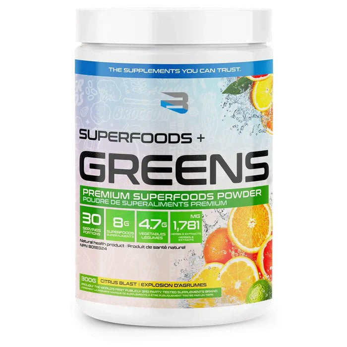 Believe Greens – Super Aliments Verts et Antioxydants