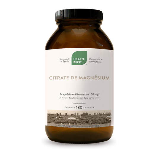 Health First Citrate de magnésium 180 cap