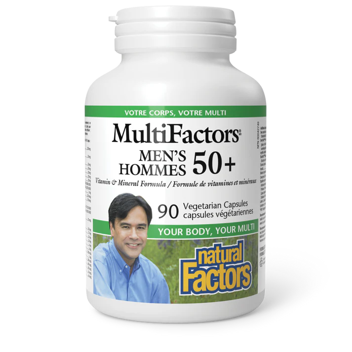 MultiFactors Hommes 50+ 90 capsules végétariennes