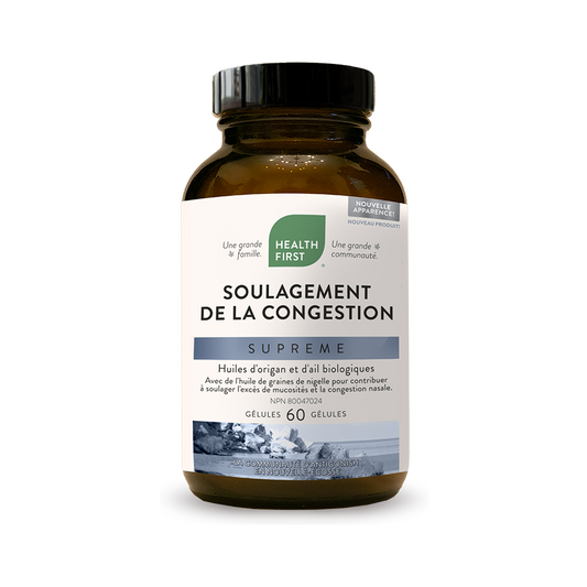 Health First Soulagement de la congestion Suprême – 60 gélules