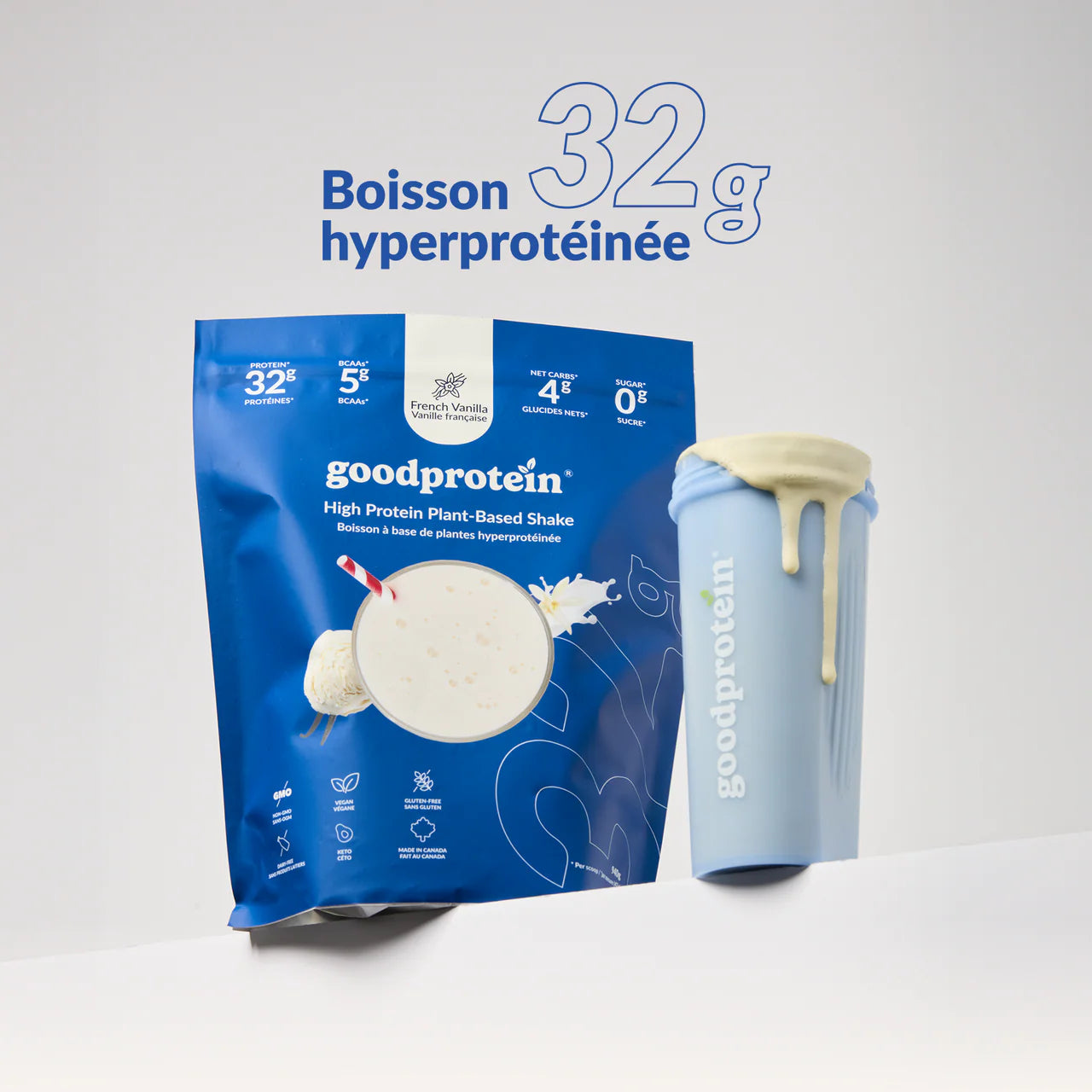 Good Protein Boisson hyperprotéinée tout-en-un Vanille française